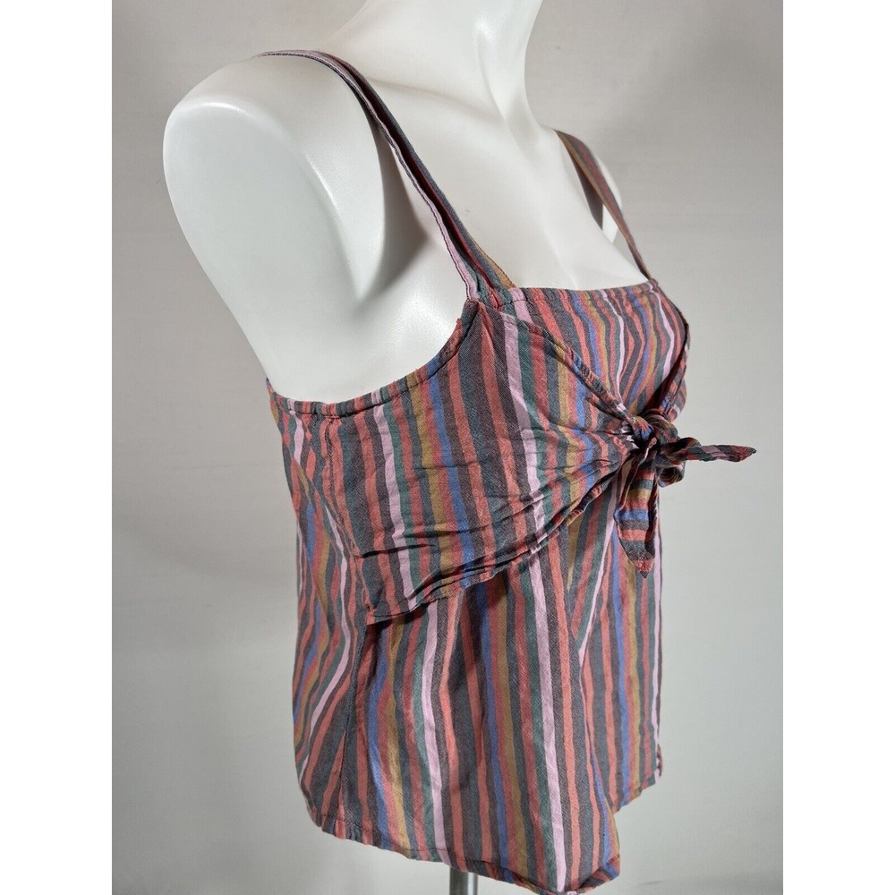 Madewell Halter Tank Striped Sleeveless Summer Minimal Chic - Picture 10 of 12
